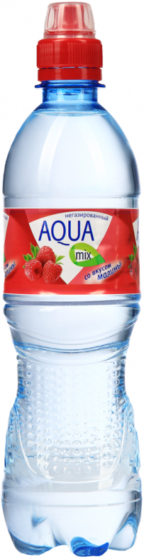 Напиток AQUA Mix со вкусом малины негазированный, 0.5л Напиток AQUA Mix со вкусом малины негазированный, 0.5л