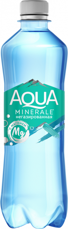 Вода питьевая AQUA MINERALE Plus с магнием негазированная, 0.5л