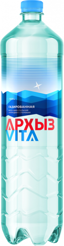 Вода минеральная АРХЫЗ Vita природная столовая газированная, 1.5л Вода минеральная АРХЫЗ Vita природная столовая газированная, 1.5л