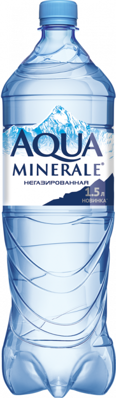 Вода питьевая AQUA MINERALE 1-й категории негазированная, 1.5л Вода питьевая AQUA MINERALE 1-й категории негазированная, 1.5л