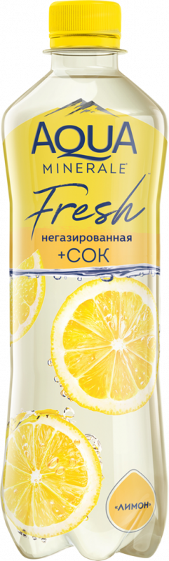 Вода питьевая AQUA MINERALE Juicy Лимон негазированная, 0.5л Вода питьевая AQUA MINERALE Juicy Лимон негазированная, 0.5л