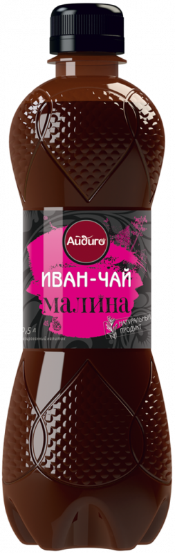Напиток АЙДИГО Иван-чай Малина газированный, 0.5л Напиток АЙДИГО Иван-чай Малина газированный, 0.5л