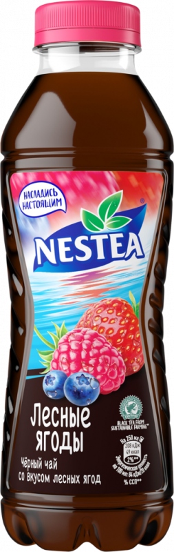 Напиток NESTEA Черный чай со вкусом лесных ягод негазированный, 0.5л