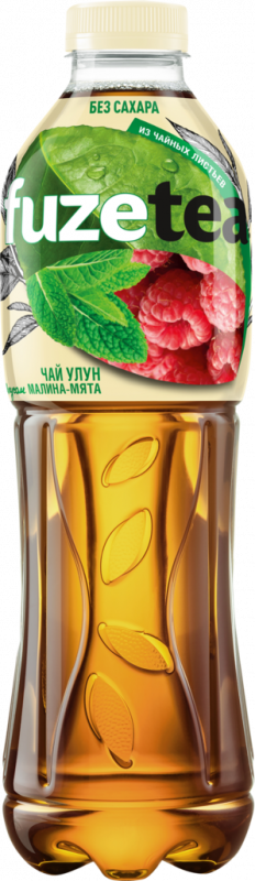 Напиток FUZE Tea Чай улун со вкусом малина, мята без сахара негазированный, 1л Напиток FUZE Tea Чай улун со вкусом малина, мята без сахара негазированный, 1л
