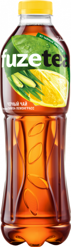 Напиток FUZE Черный чай Лимон-лемонграсс негазированный, 1л