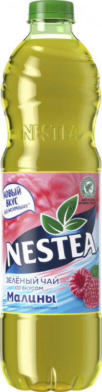 Напиток NESTEA Зеленый чай со вкусом малины негазированный, 1.5л