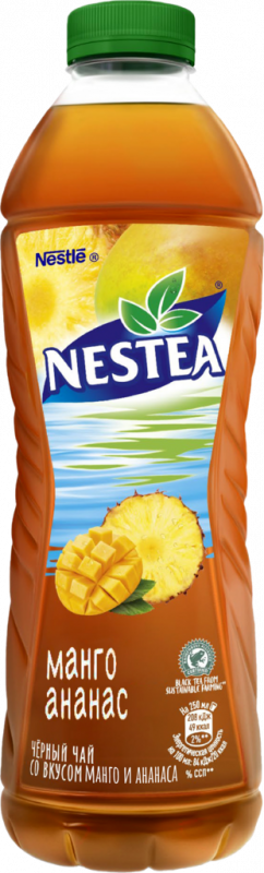 Напиток NESTEA Черный чай со вкусом манго и ананаса негазированный, 1.5л