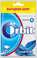Жевательная резинка ORBIT Сладкая мята, в пакете, 34г