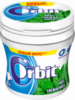 Жевательная резинка ORBIT Spearmint, без сахара, 68г