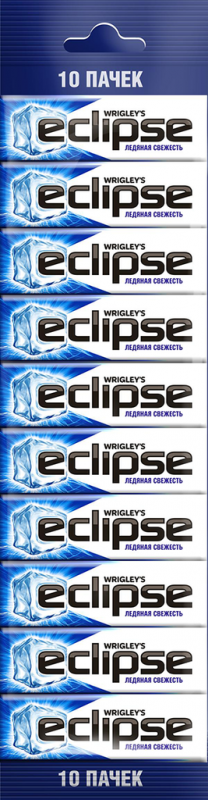 Жевательная резинка ECLIPSE Ледяная свежесть, 136г Жевательная резинка ECLIPSE Ледяная свежесть, 136г
