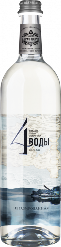 Вода питьевая АБРАУ-ДЮРСО 4 воды Дюр-Со артезианская негазированная, 0.75л