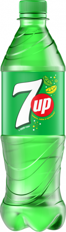 Напиток 7 UP Лимон и лайм сильногазированный, 0.5л Напиток 7 UP Лимон и лайм сильногазированный, 0.5л
