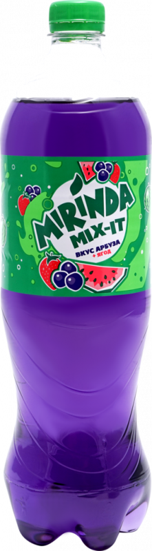 Напиток MIRINDA Mix-It Арбуз, ягоды сильногазированный, 1л