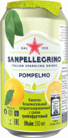 Напиток безалкогольный SANPELLEGRINO сильногаз. Грейпфрут ж/б