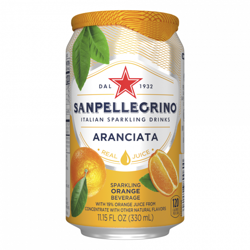 Напиток сокосодержащий SANPELLEGRINO Апельсин среднегазированный, 0.33л