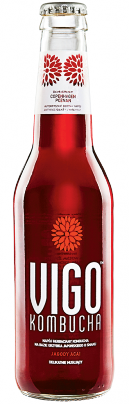 Напиток VIGO KOMBUCHA Acai со вкусом ягод асаи газированный, 0.33л Напиток VIGO KOMBUCHA Acai со вкусом ягод асаи газированный, 0.33л