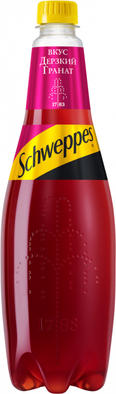 Напиток SCHWEPPES Дерзкий гранат сильногазированный, 0.9л