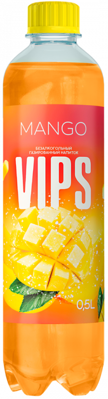 Напиток VIPS Mango сильногазированный, 0.5л Напиток VIPS Mango сильногазированный, 0.5л