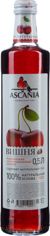 Напиток ASCANIA Вишня, 0.5л Напиток ASCANIA Вишня, 0.5л