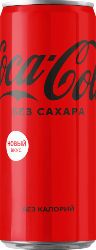 Напиток COCA-COLA Zero без сахара газированный, 0.33л
