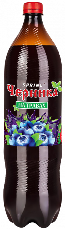 Напиток SPRING Черника на лесных ягодах газированный, 1.5л Напиток SPRING Черника на лесных ягодах газированный, 1.5л