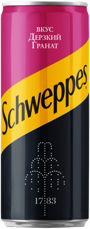 Напиток SCHWEPPES Гранат сильногазированный, 0.33л Напиток SCHWEPPES Гранат сильногазированный, 0.33л