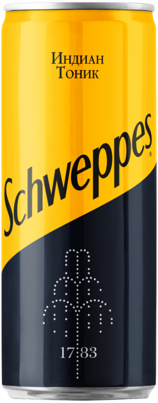 Напиток SCHWEPPES Индиан Тоник сильногазированный, 0.33л Напиток SCHWEPPES Индиан Тоник сильногазированный, 0.33л