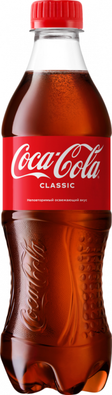 Напиток COCA-COLA сильногазированный, 0.5л Напиток COCA-COLA сильногазированный, 0.5л
