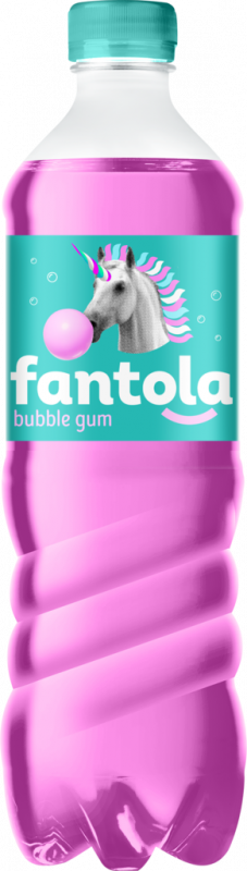 Напиток FANTOLA Bubble Gum сильногазированный, 0.5л