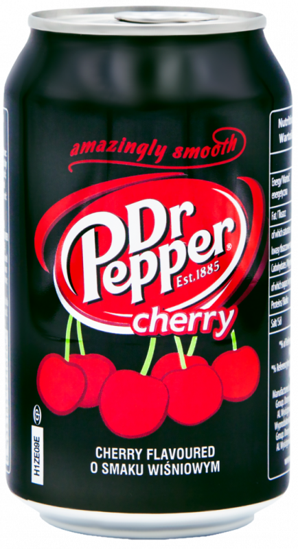 Напиток DR. PEPPER Cherry со вкусом вишни сильногазированный, 0.33л Напиток DR. PEPPER Cherry со вкусом вишни сильногазированный, 0.33л
