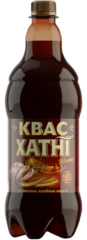 Квас ХАТНI Цёмны газированный пастеризованный, 1.4л