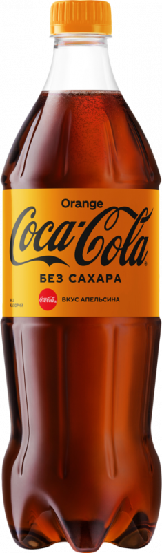 Напиток COCA-COLA Zero Orange сильногазированный, 0.9л