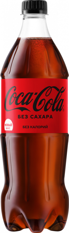Напиток COCA-COLA Zero без сахара газированный, 0.9л