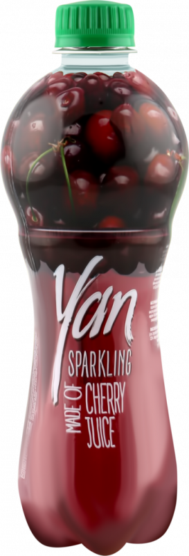Напиток сокосодержащий YAN Sparkling вишневый газированный, 0.47л Напиток сокосодержащий YAN Sparkling вишневый газированный, 0.47л