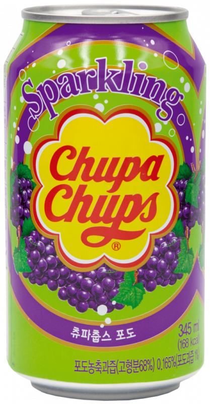 Напиток CHUPA CHUPS Виноград газированный, 0.345л Напиток CHUPA CHUPS Виноград газированный, 0.345л