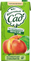 Нектар ФРУКТОВЫЙ САД Персик, яблоко с мякотью, 1.93л