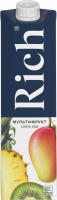 Сок RICH Мультифрукт, 1л