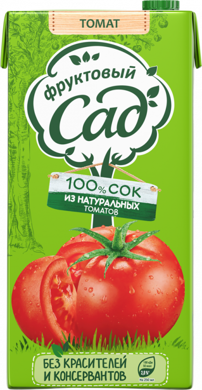 Нектар ФРУКТОВЫЙ САД Томат с солью и мякотью, 1.93л Нектар ФРУКТОВЫЙ САД Томат с солью и мякотью, 1.93л