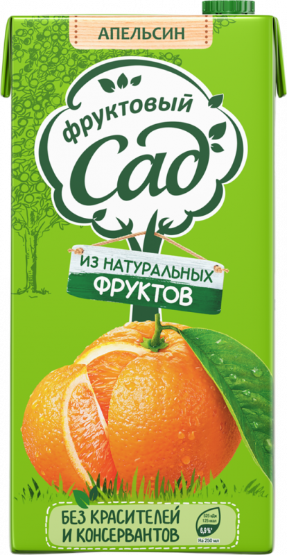 Нектар ФРУКТОВЫЙ САД Апельсин с мякотью, 1.93л Нектар ФРУКТОВЫЙ САД Апельсин с мякотью, 1.93л