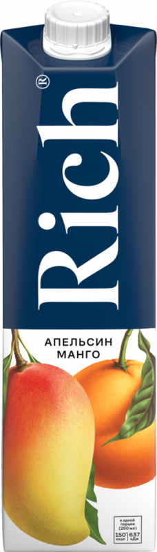 Нектар RICH из апельсина и манго, 1л Нектар RICH из апельсина и манго, 1л