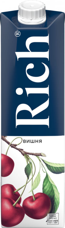 Нектар RICH Вишневый, 1л Нектар RICH Вишневый, 1л