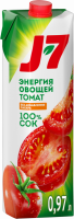 Сок J7 Томат с солью с мякотью, 0.97л