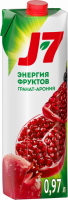 Нектар J7 Гранат, черноплодная рябина осветленный, 0.97л
