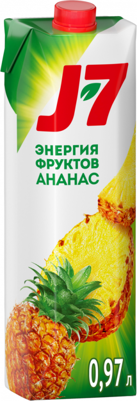 Нектар J7 Ананас с мякотью, 0.97л Нектар J7 Ананас с мякотью, 0.97л