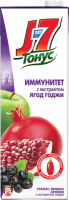Нектар J7 Тонус Яблоко, гранат, черноплодная рябина с экстрактом годжи, 1.45л