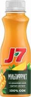 Сок J7 Мультифрукт с мякотью, 0.3л
