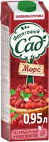 Морс ФРУКТОВЫЙ САД Земляника, брусника, 0.95л