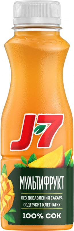 Сок J7 Мультифрукт с мякотью, 0.3л Сок J7 Мультифрукт с мякотью, 0.3л