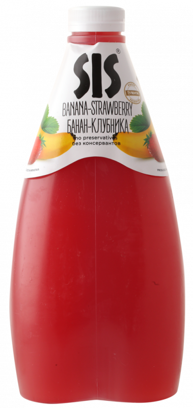 Нектар SIS Клубнично-банановый, 1.6л Нектар SIS Клубнично-банановый, 1.6л