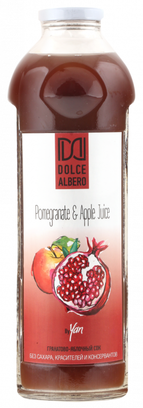 Сок DOLCE ALBERO Гранат и яблоко прямого отжима, 0.93л Сок DOLCE ALBERO Гранат и яблоко прямого отжима, 0.93л